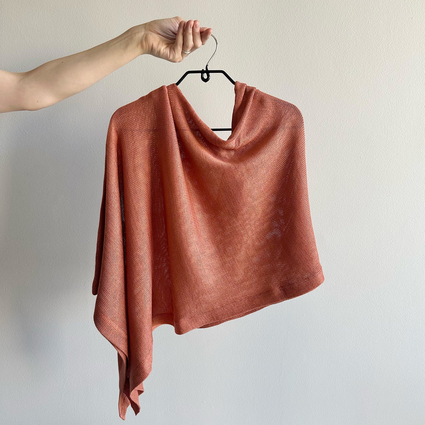 Knits: Bamboo/Cotton Poncho (Assorted Colours)