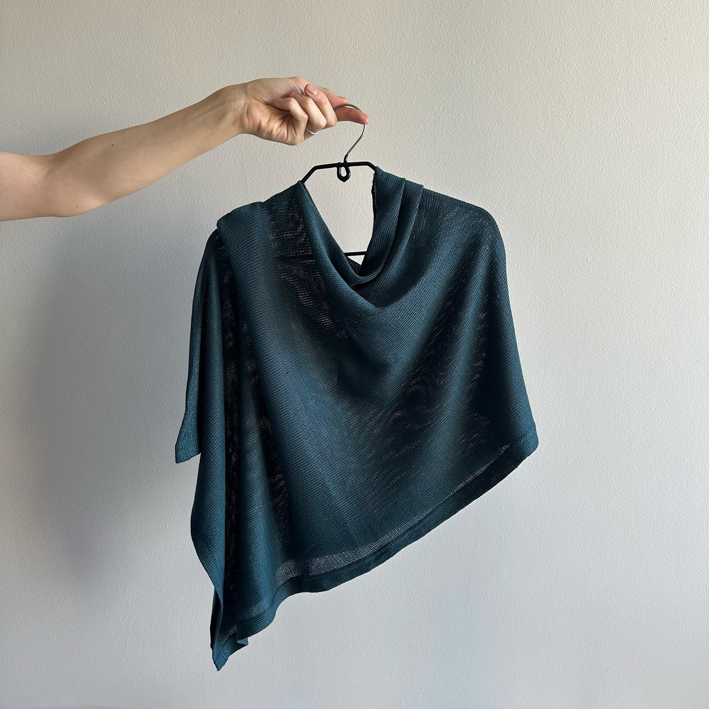 Knits: Bamboo/Cotton Poncho (Assorted Colours)