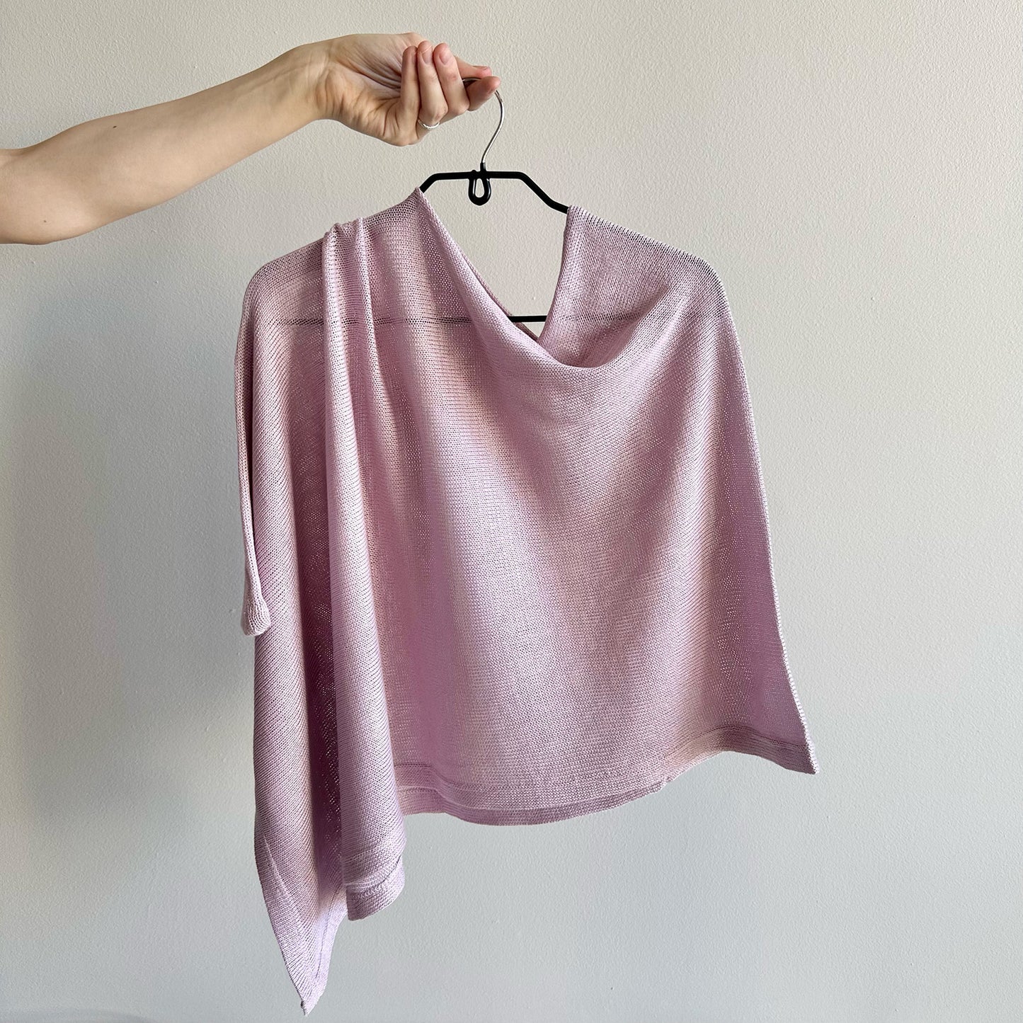 Knits: Bamboo/Cotton Poncho (Assorted Colours)