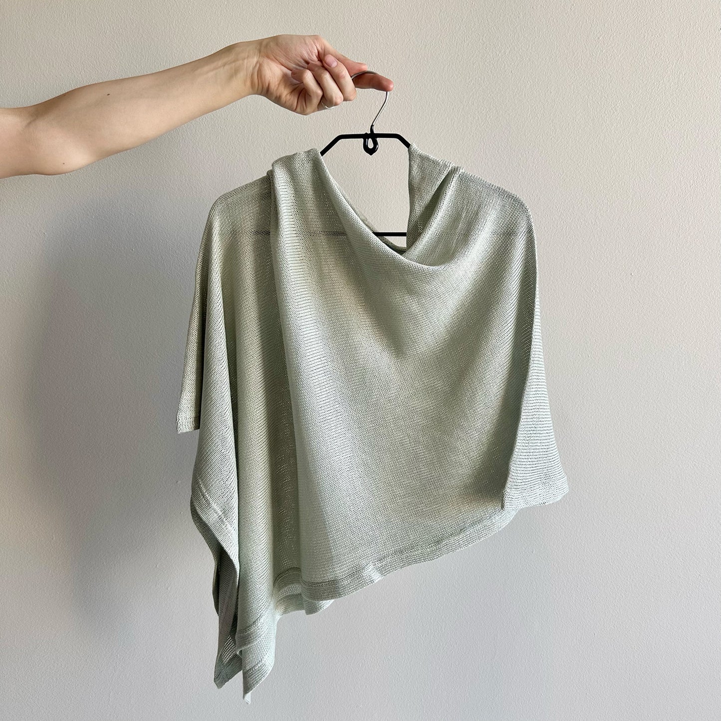 Knits: Bamboo/Cotton Poncho (Assorted Colours)