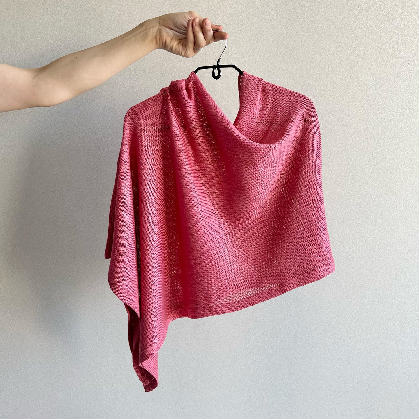 Knits: Bamboo/Cotton Poncho (Assorted Colours)