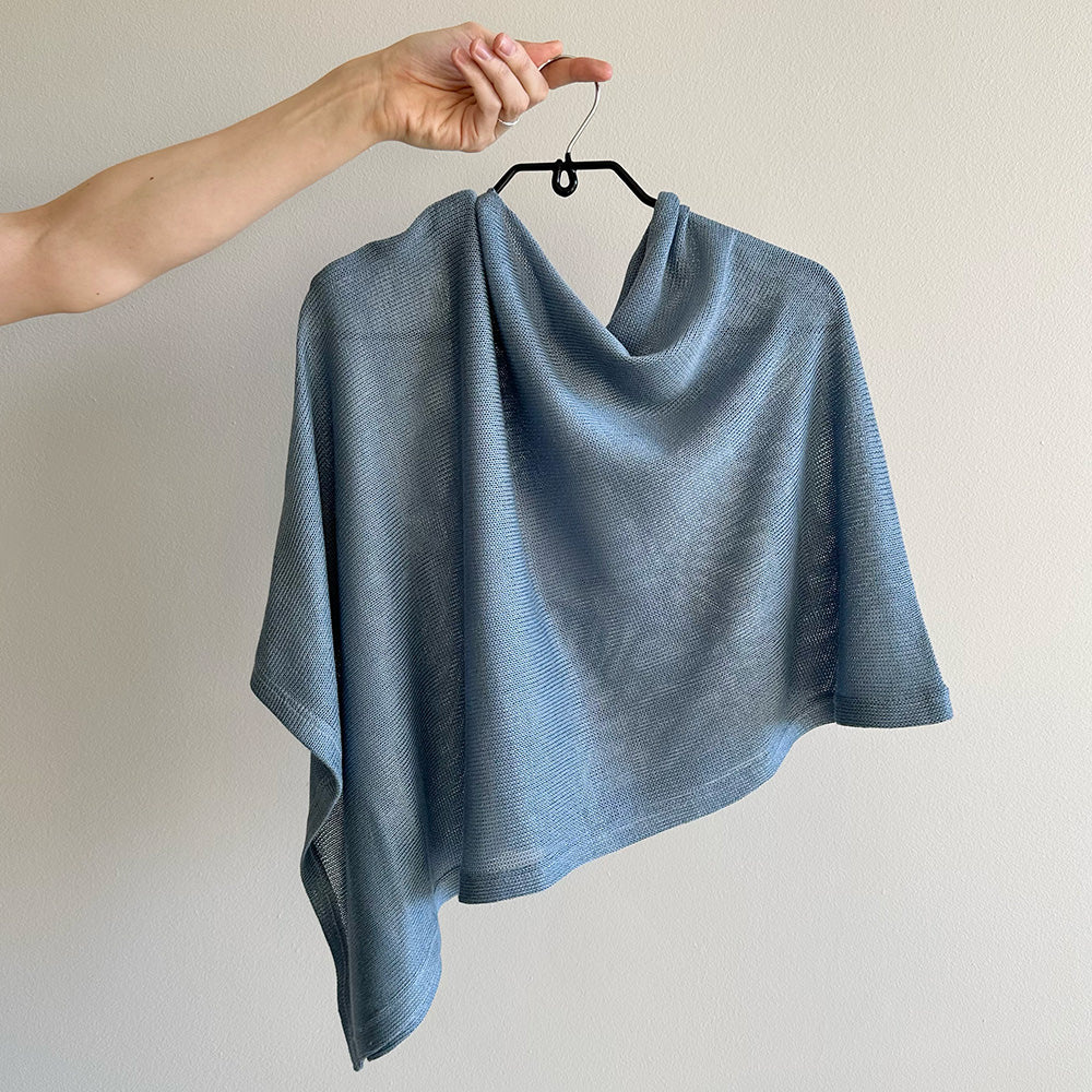 Knits: Bamboo/Cotton Poncho (Assorted Colours)
