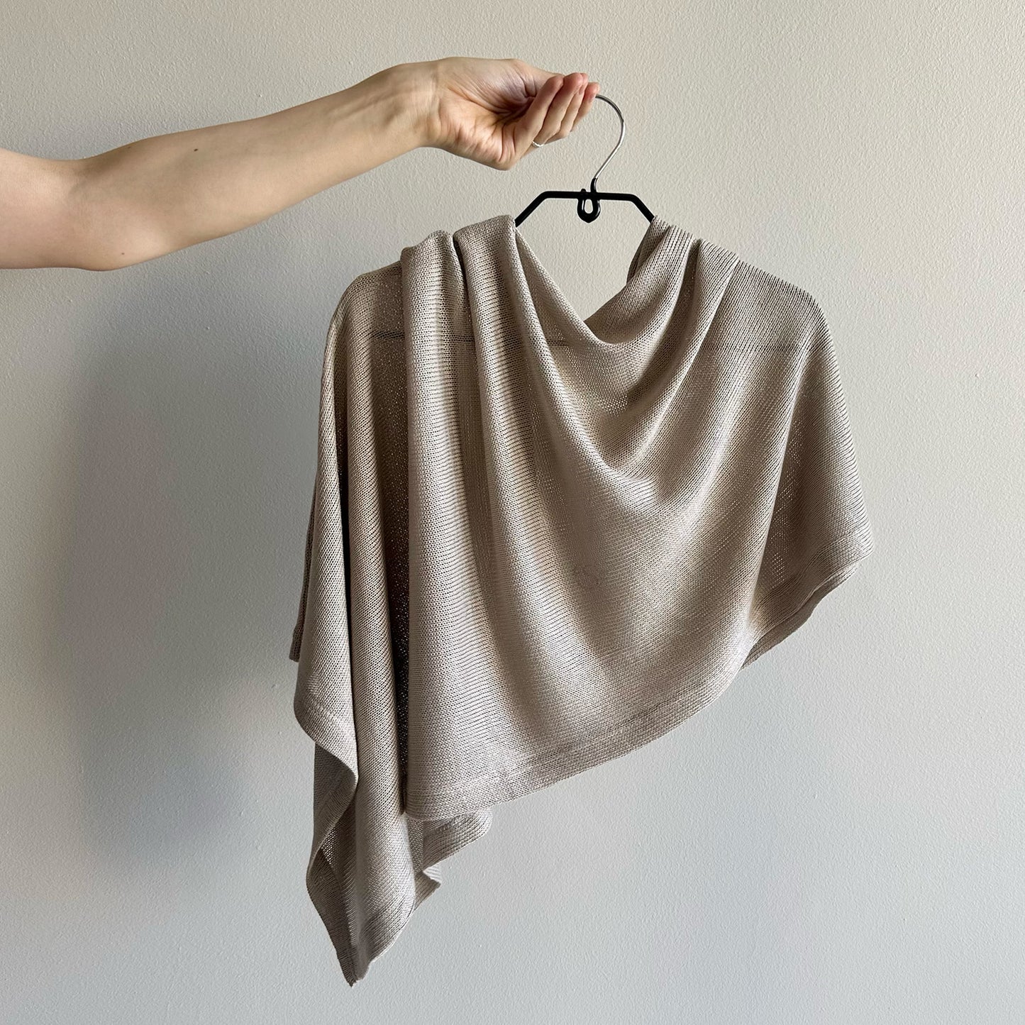 Knits: Bamboo/Cotton Poncho (Assorted Colours)