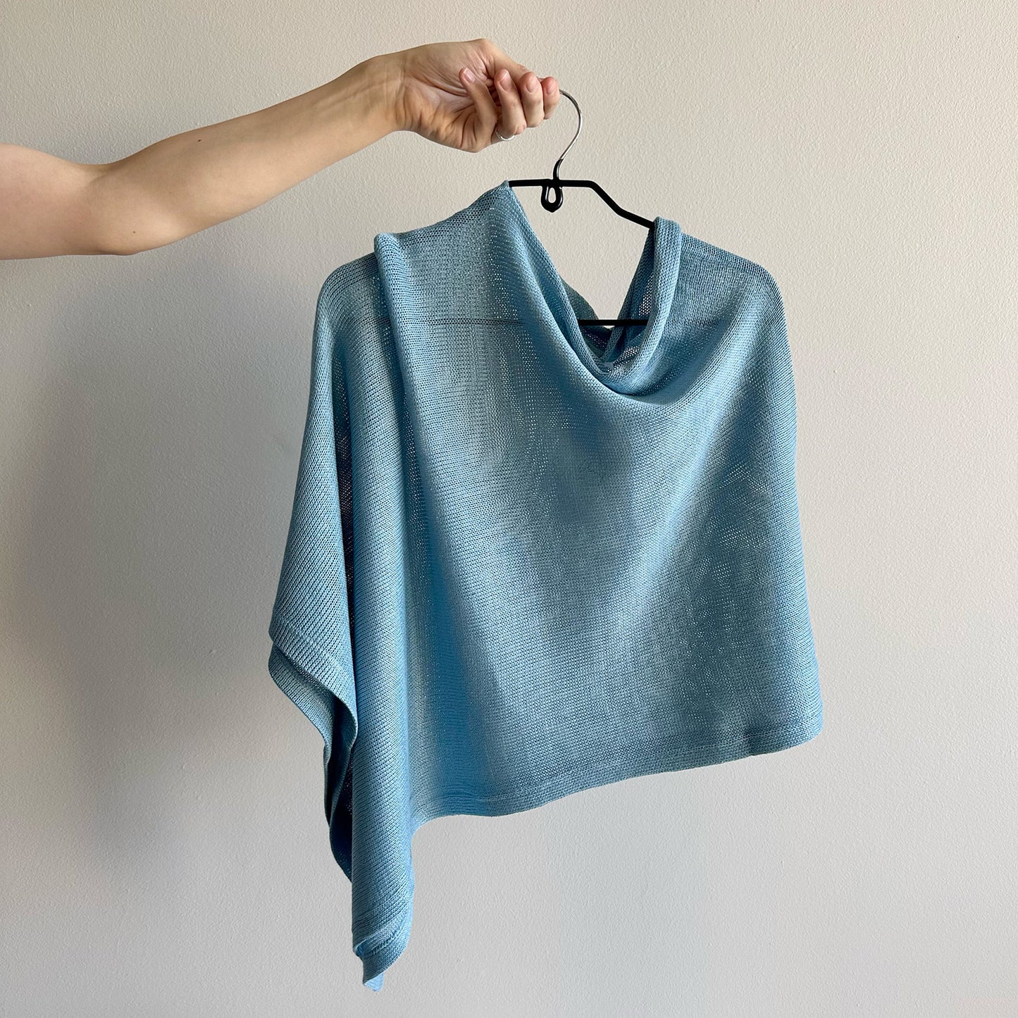 Knits: Bamboo/Cotton Poncho (Assorted Colours)