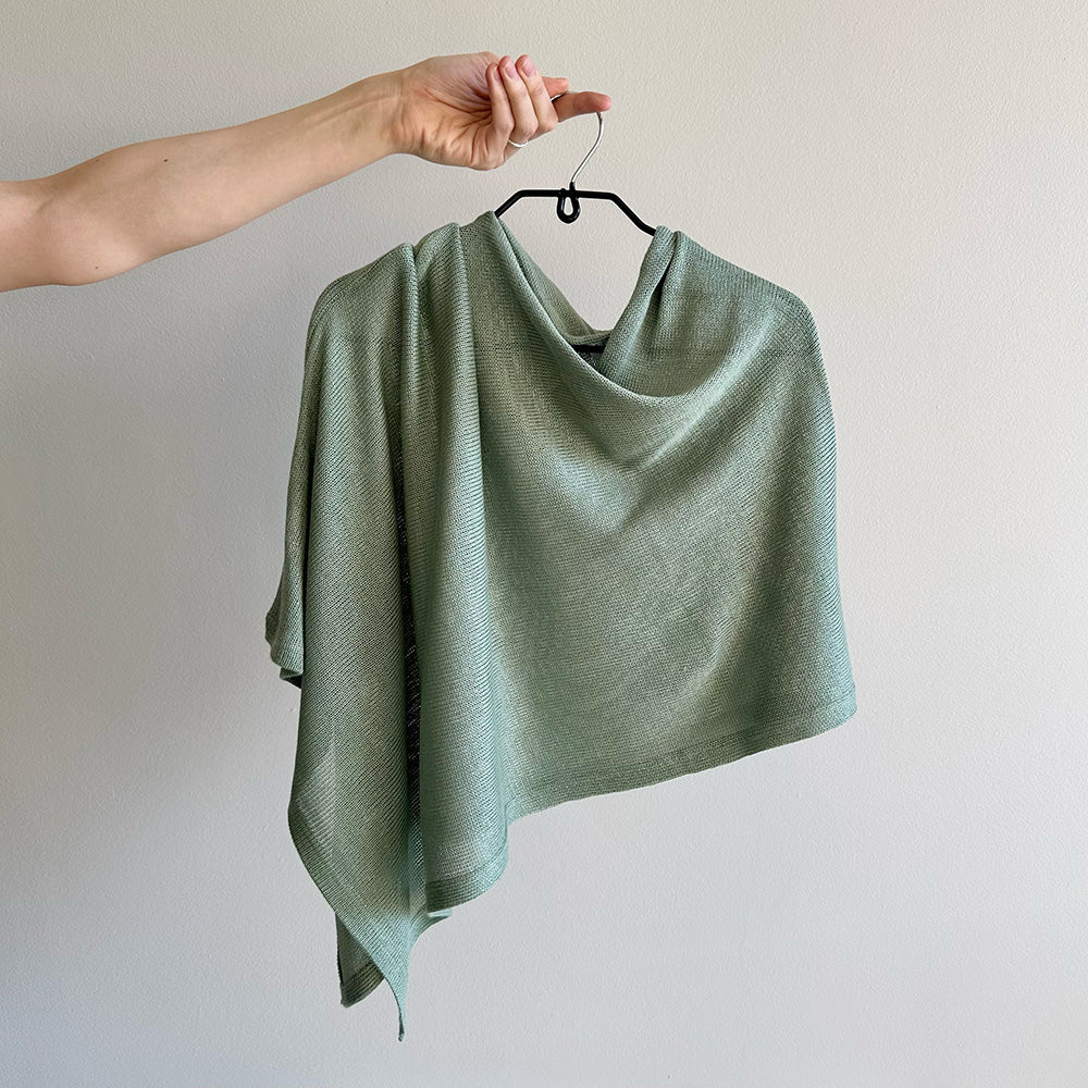 Knits: Bamboo/Cotton Poncho (Assorted Colours)