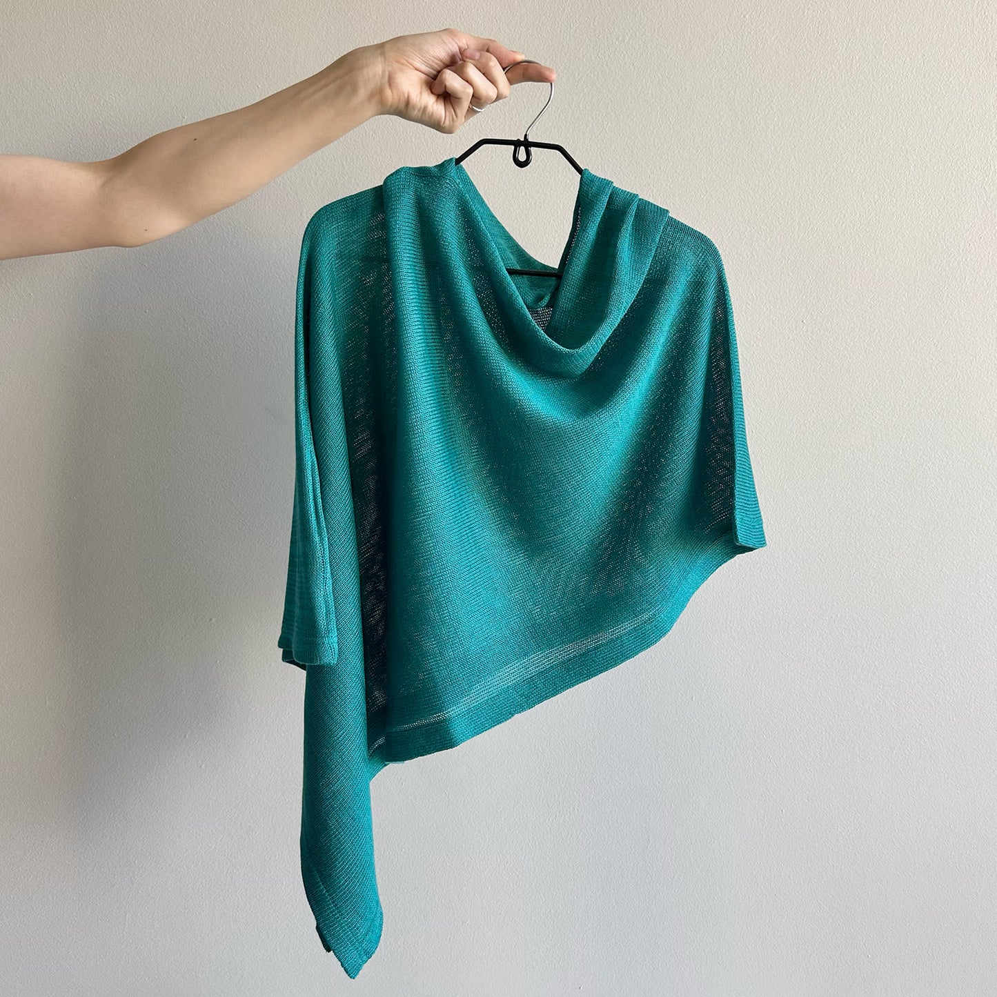 Knits: Bamboo/Cotton Poncho (Assorted Colours)