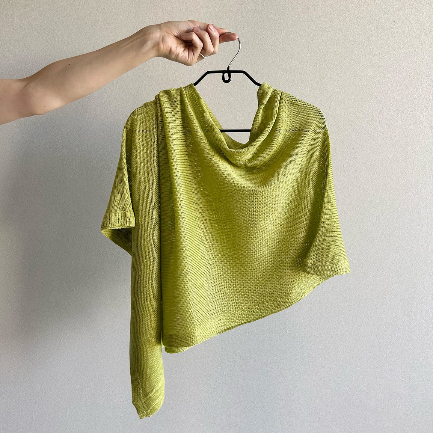 Knits: Bamboo/Cotton Poncho (Assorted Colours)