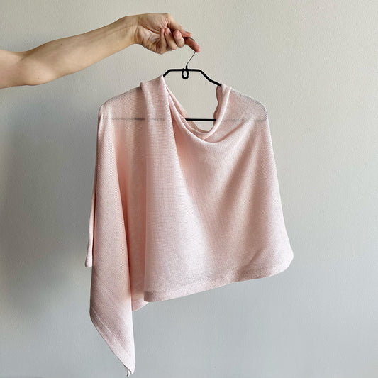 Knits: Bamboo/Cotton Poncho (Assorted Colours)