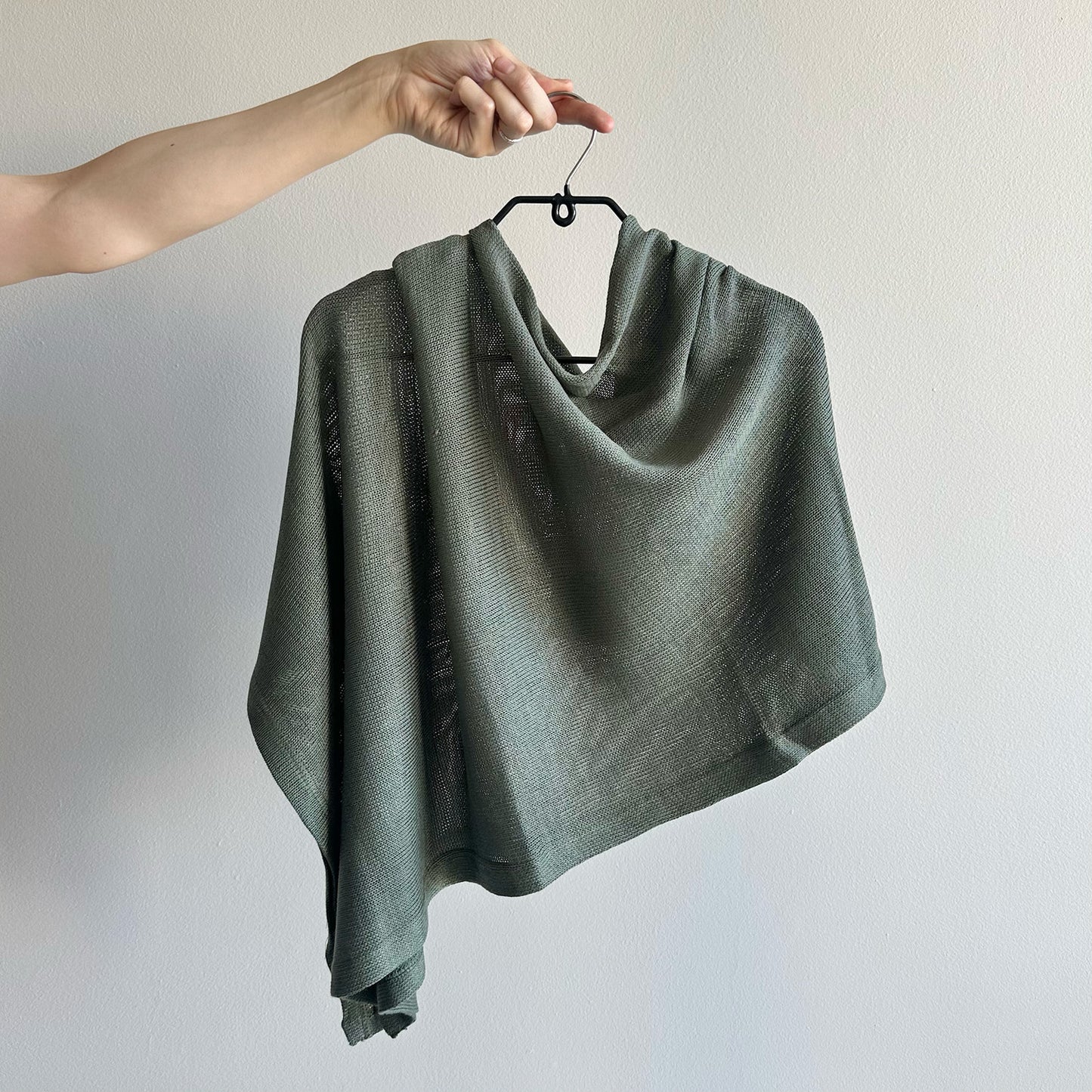 Knits: Bamboo/Cotton Poncho (Assorted Colours)