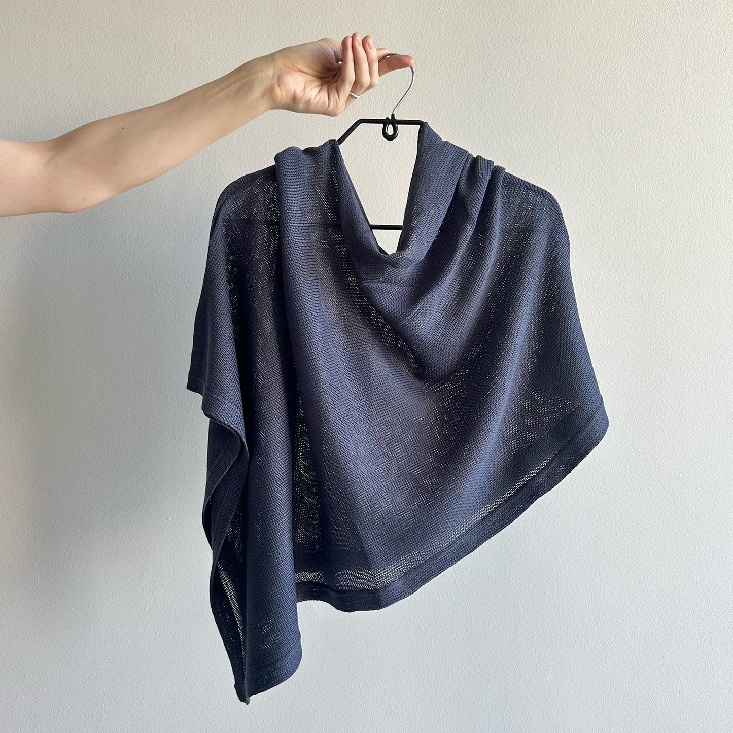Knits: Bamboo/Cotton Poncho (Assorted Colours)